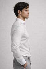 Camisa Social Slim Fit em Algodão Premium