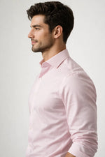 Camisa Social Slim Rosa Premium