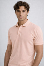 Camisa Polo Slim Algodão Piquet com Elastano