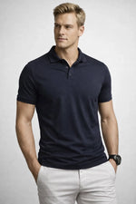 Camisa Polo Slim Pima Piquet com Elastano