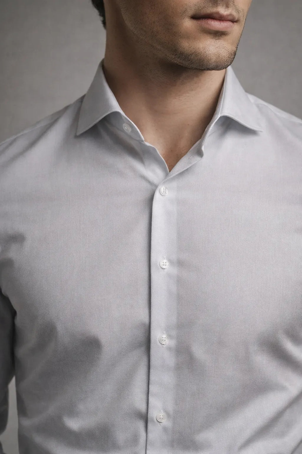 Camisa Social Slim Fit em Algodão Premium