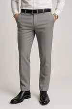 Calça Social Slim Masculina em Poliéster com Elastano