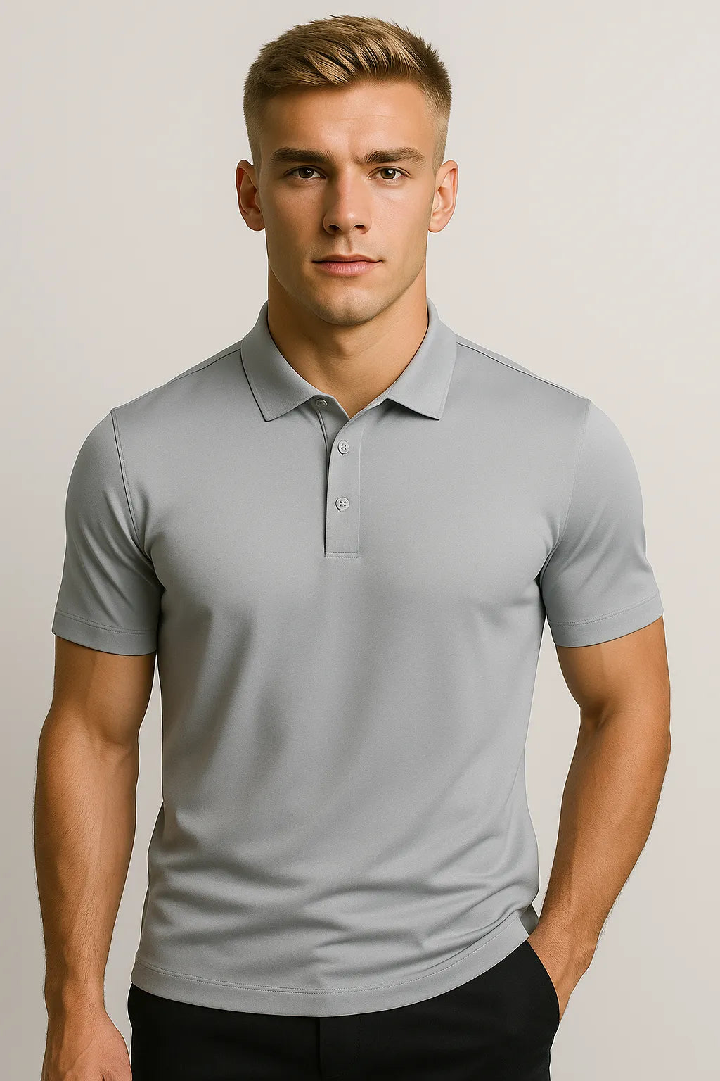 Camisa Polo Tech Light Masculina com Elastano