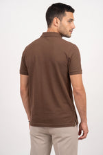 Camisa Polo Masculina Slim em Algodão com Elastano