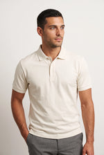 Camisa Polo Masculina Slim em Algodão com Elastano