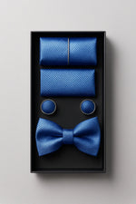 Kit Gravata Borboleta com Abotoadura e Lenço Premium