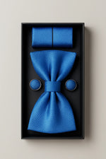 Kit Gravata Borboleta com Abotoadura e Lenço Premium