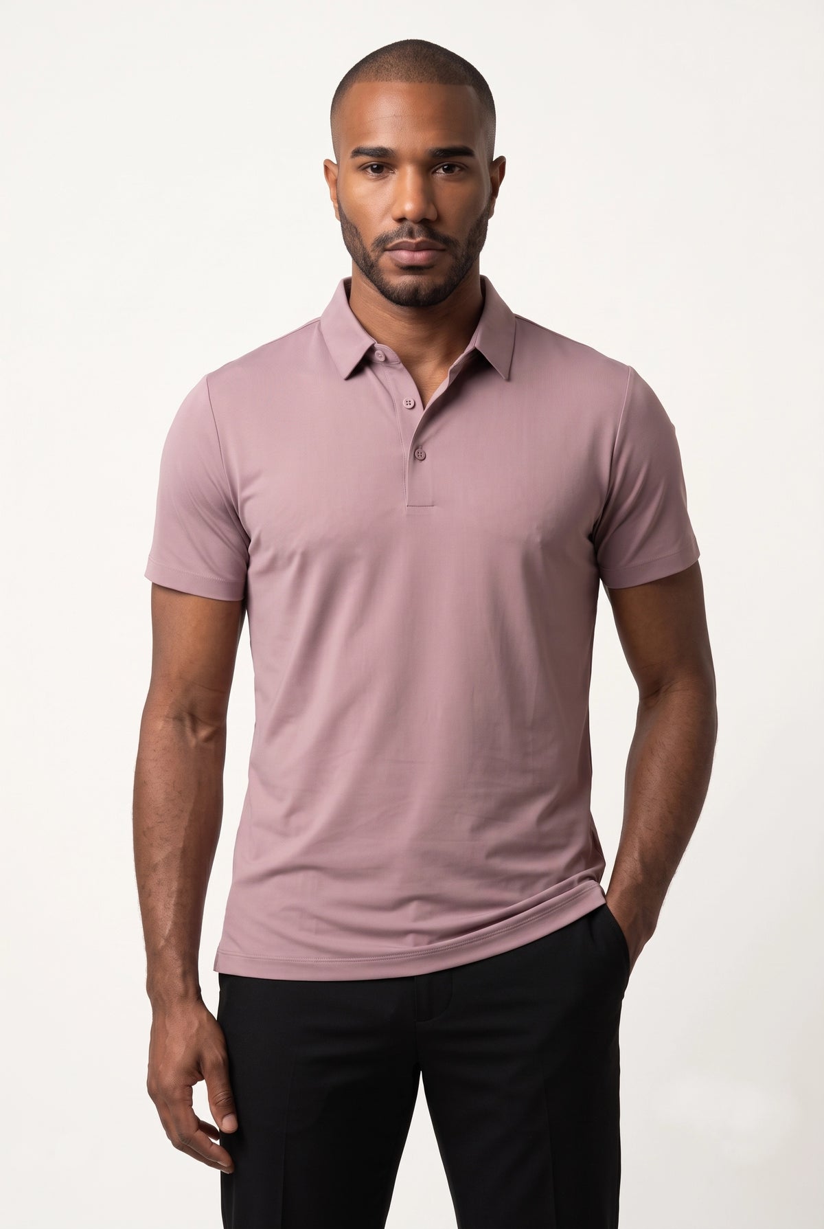 Camisa Polo Masculina Tech Slim com Elastano
