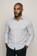 Camisa Social Slim Fit em Algodão Egípcio