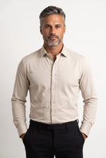 Camisa Social Slim Fibra de Bambu Texturizada