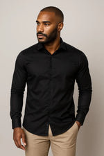 Camisa Social Slim Fit em Algodão Egípcio