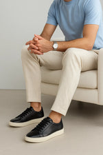 Sapatênis Casual Bergamo em Couro