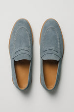 Sapato Casual Loafer Veneto em Camurça