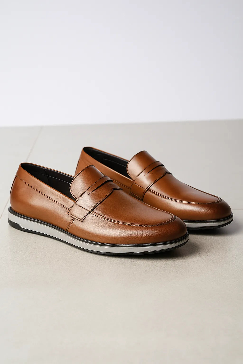 Sapato Loafer Casual Belluno em Couro Legítimo