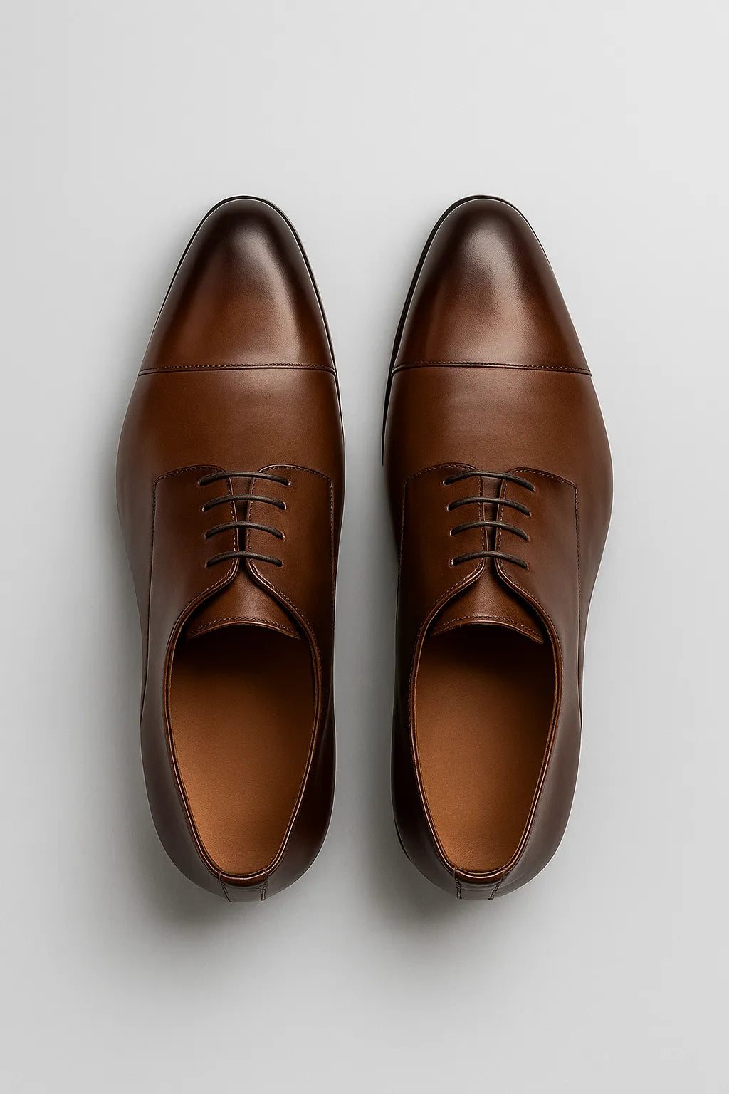 Sapato Social Derby Elegance em Couro Legítimo