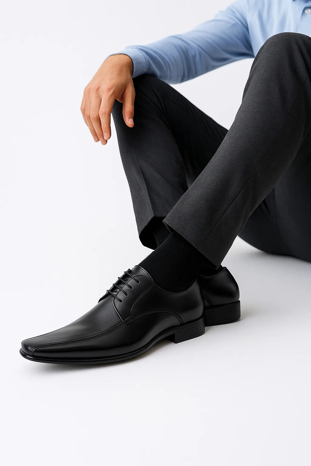 Sapato Social Derby Firenze em Couro Legítimo