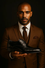 Sapato Social Derby Prestige em Couro Legítimo