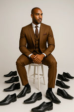 Sapato Social Derby Torino em Couro Legítimo