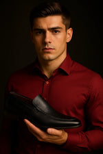 Sapato Social Loafer Couro Legítimo Premium