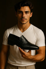 Sapato Social Loafer Elite em Couro Legítimo