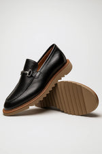 Sapato Social Loafer Tratorado Modena em Couro Legítimo