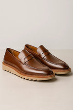 Sapato Social Loafer Tratorado Savelli em Couro Legítimo