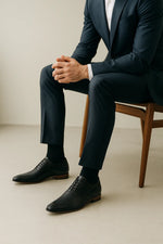 Sapato Social Oxford Couro Legítimo Texturizado Premium