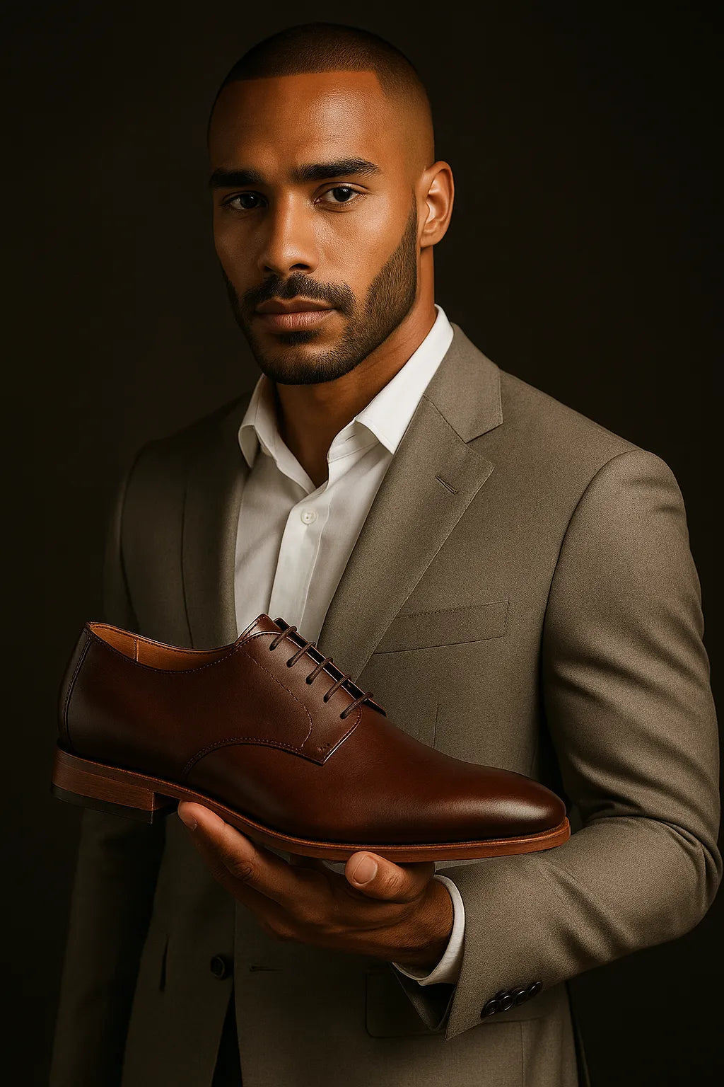 Sapato Social Wholecut Couro Legítimo Premium