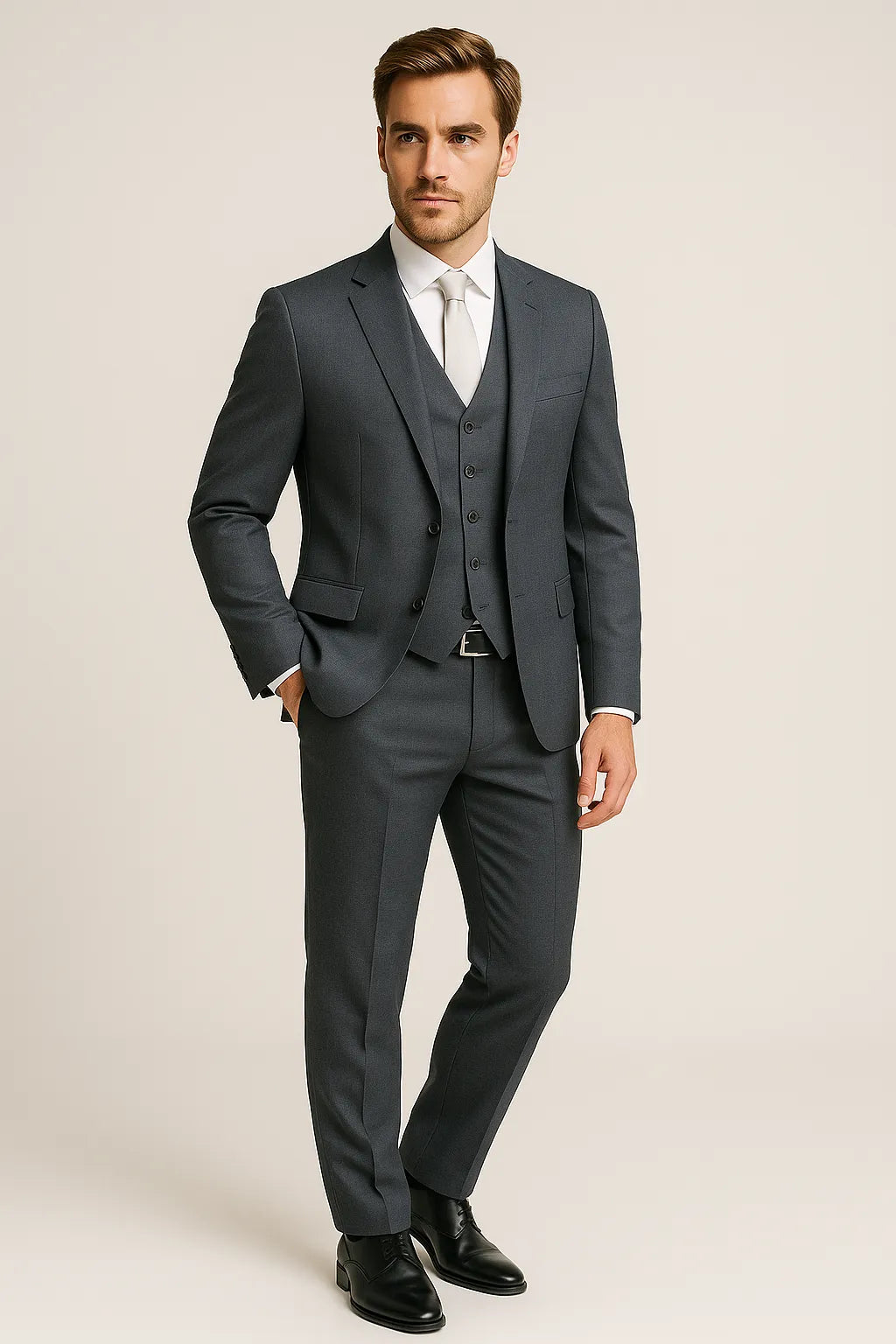 Terno Masculino Argento Poliviscose Semi Slim