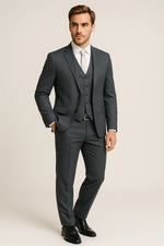 Terno Masculino Argento Poliviscose Semi Slim