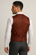 Terno Masculino Azzurro Príncipe de Gales Semi Slim