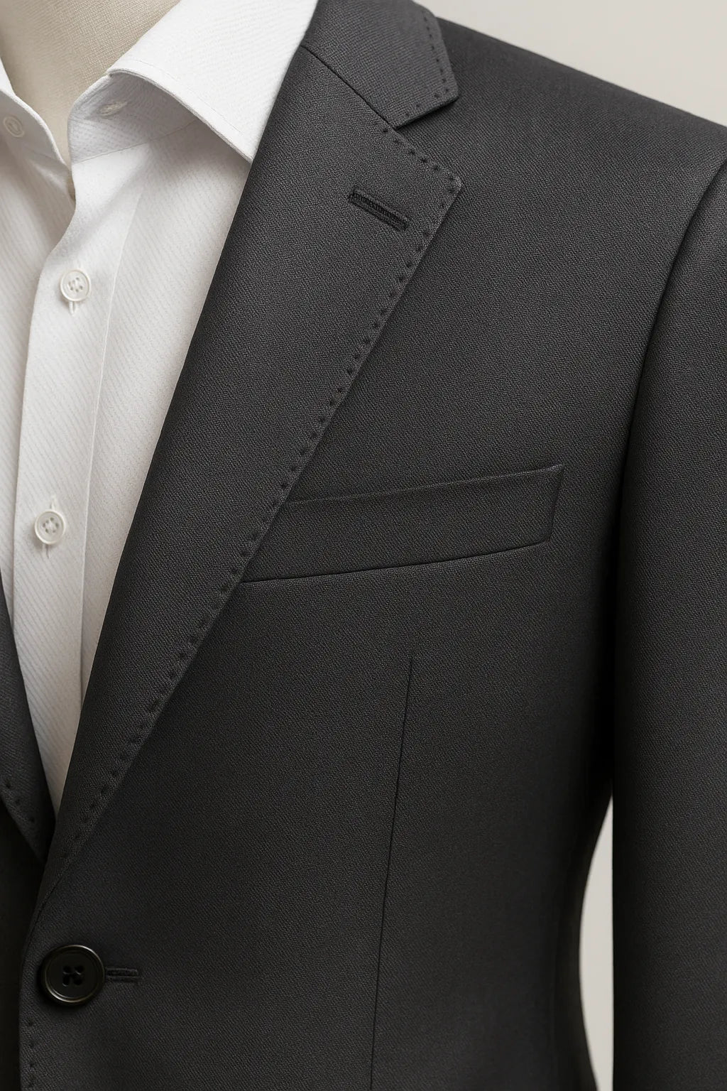 Terno Masculino Napoli Poliviscose Semi Slim - 3 Peças