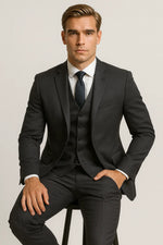 Terno Masculino Nerozza Poliviscose Semi Slim