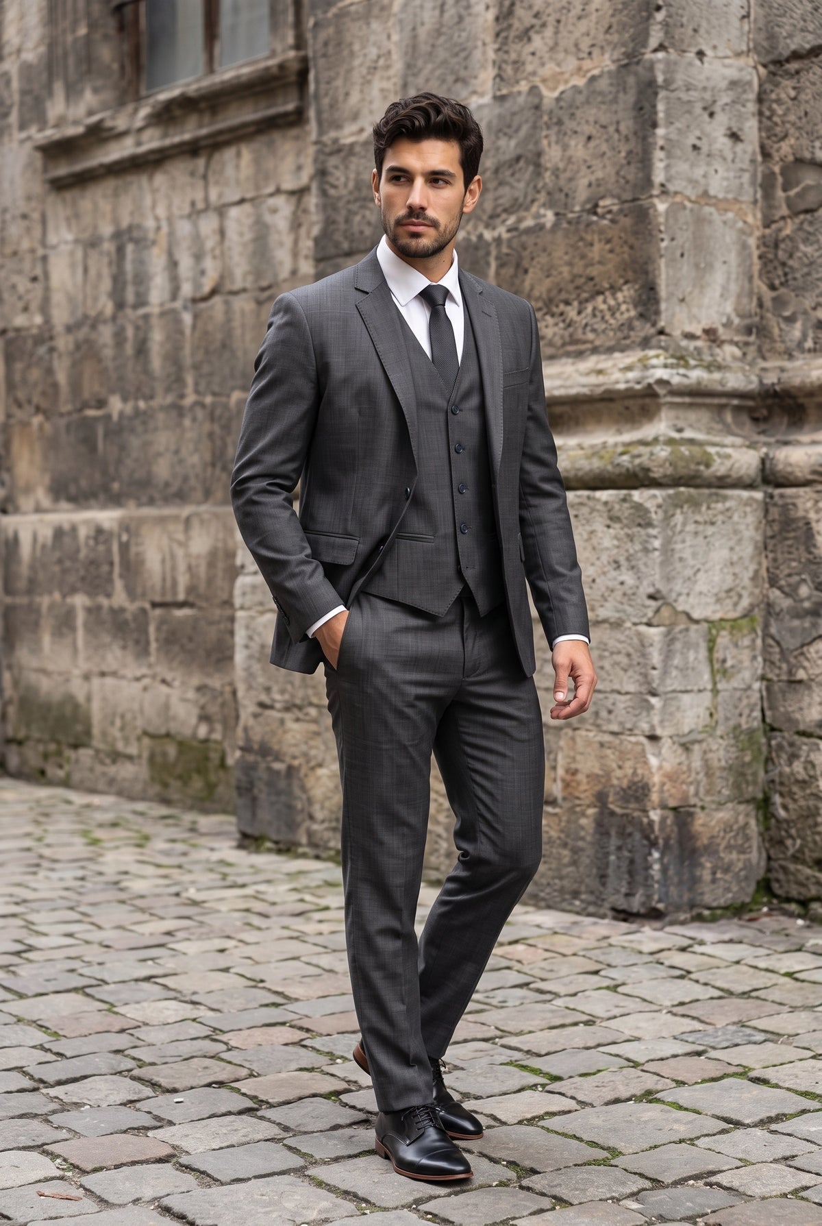 Terno Masculino Poliviscose Semi Slim Belluno