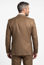Terno Masculino Poliviscose Semi Slim Mantova Marrom