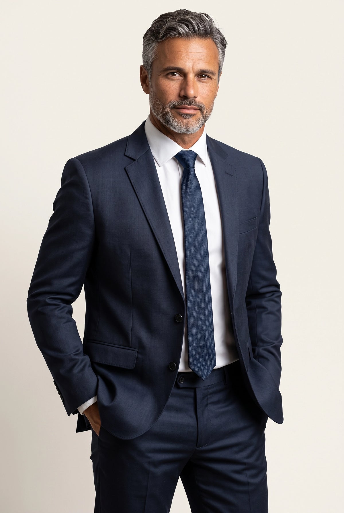 Terno Masculino Poliviscose Semi Slim Mezzanotte