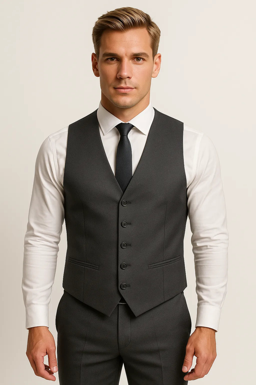 Terno Masculino Nerozza Poliviscose Semi Slim