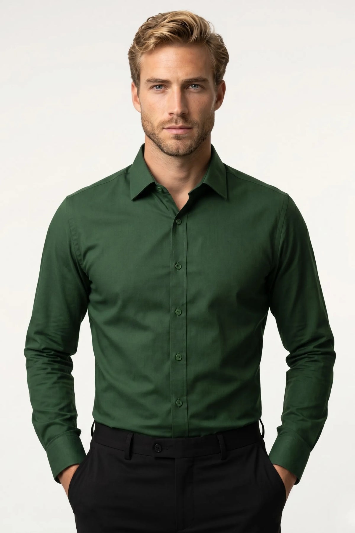 Camisa Social Slim Fit Bambu com Elastano