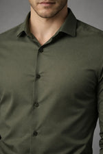 Camisa Social Masculina Tech em Poliamida Stretch
