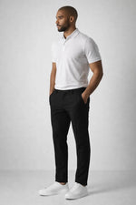 Camisa Polo em Algodão Pima com Elastano