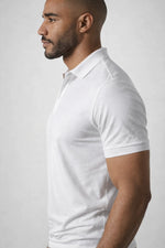 Camisa Polo em Algodão Pima com Elastano